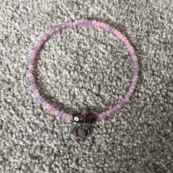 💕Purple-pink beaded necklace
